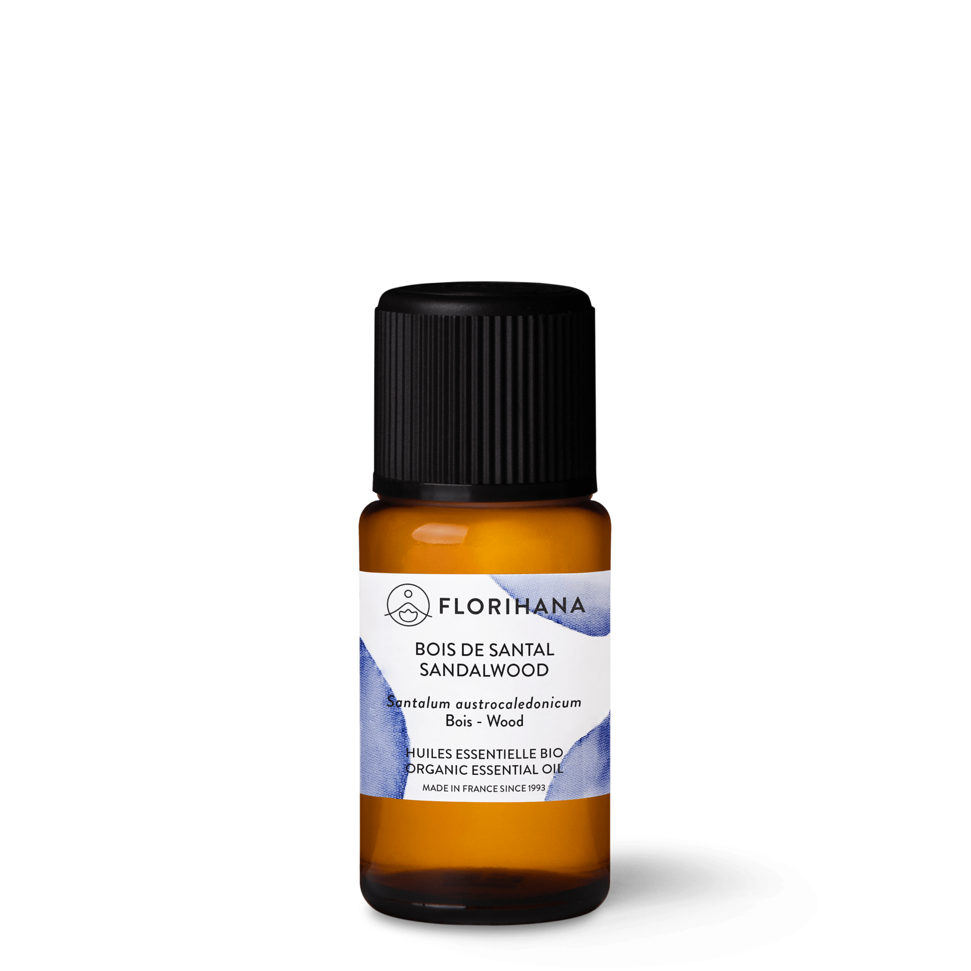 Essential Oil - Sandalwood Organic 15 G - 100% Pure and Natural - Florihana