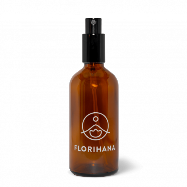 Flacon spray verre ambré 100 ml