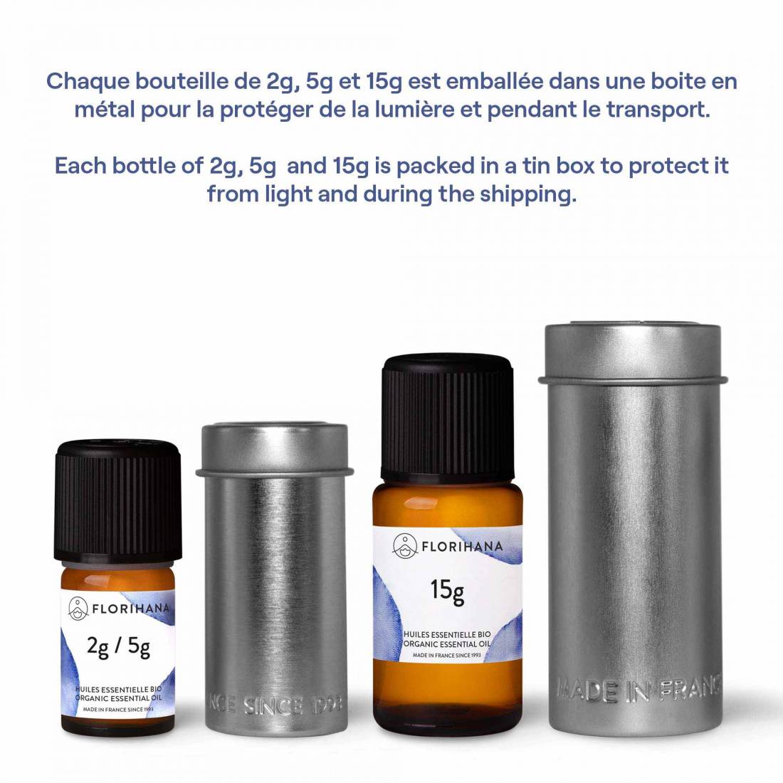 Essential Oil - Vanilla Oleoresin Organic 15 G - 100% Pure and Natural - Florihana