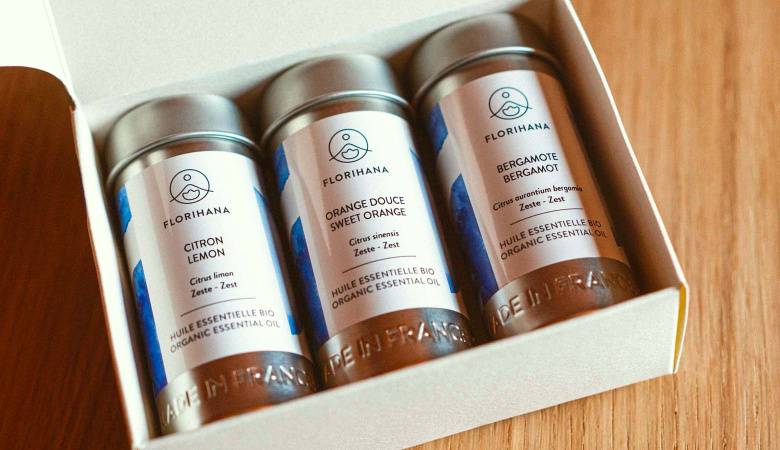 FLORIHANA オーガニックエッセンシャルオイルセット Organic blend of essential oils LUNA for diffusion | Florihana